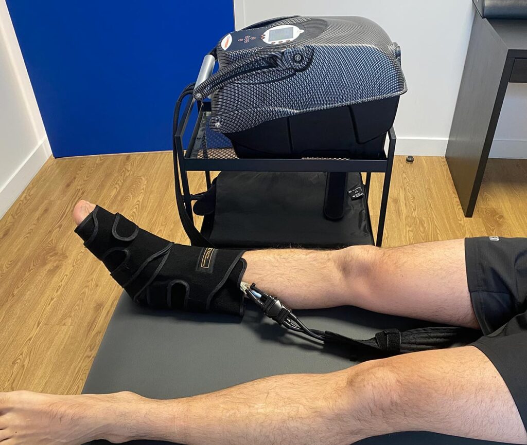 Easy Cryo cryothérapie compressive cheville gk2s kiné Gorges Clisson 44